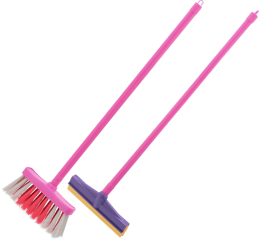 KIT INF.LIMPEZA VASSOURA E RODO 55CM 322